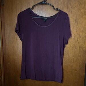 Banana Republic Deep Purple Short Sleeve Tee